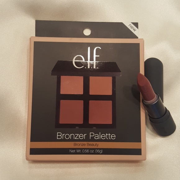 ELF Other - Brand New ELF BRONZER PALETTE and LIPSTICK